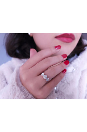 Tria Efektli Pırlanta Yüzük