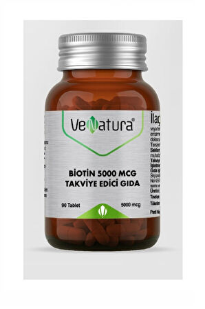 Venatura Biotin 5000 mcg 90 Tablet