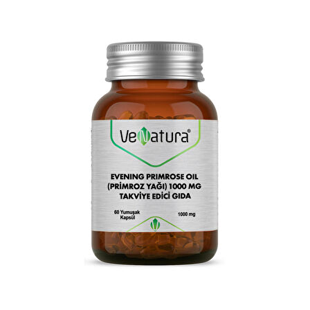 VeNatura Evening Primrose Oil (Primroz Yağı) 1000 mg 60 Kapsül
