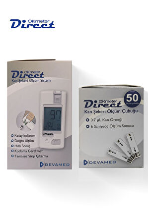 Direct Kan Şekeri Ölçüm Sistemi + 50 Adet Ölçüm Çubuğu