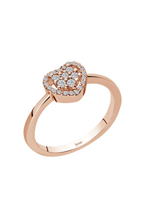 Pırlanta Kalp Yüzük