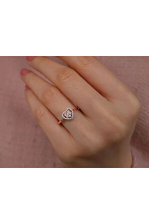 Pırlanta Kalp Yüzük