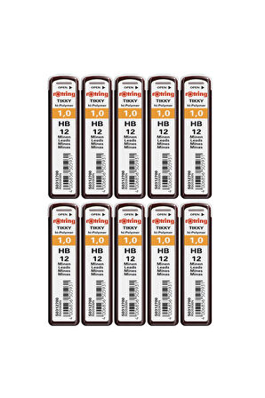 Rotring Hi Polymer Kurşun Kalem Ucu Hb 0.9 / 1.0 mm - 10 Adet