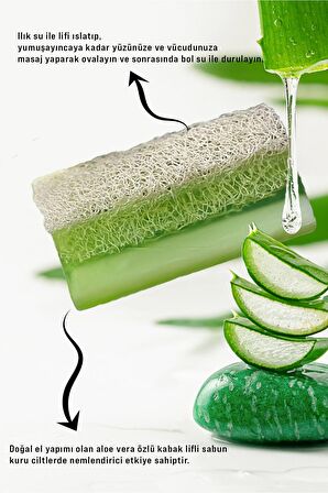 Ma'Vessa Doğal Kabak Lifli Aloe Vera Sabunu 120 gr