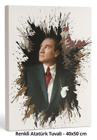 ATATÜRK TABLSU (RENKLİ VE KASNAKLI)