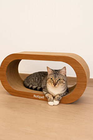 Rotipet Theta Karton Kedi Tırmalaması Ceviz Large