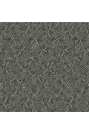 Geometrik Desen Duvar Kağıdı, Koyu, Yeşil, Beta 1107-4, 16,50 M²