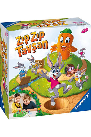 Ravensburger Zıp Zıp Tavşan Kutu Oyunu Zıplayan Tavşan Engellerden Zıplar Oyuncak Yılbaşı Kutu Oyunu