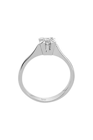 G Renk 0,24 Karat Pırlanta Tektaş Yüzük