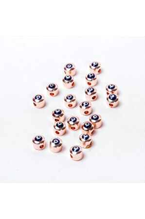 Delikli Nazar Boncuklu Metal Ara Aparat