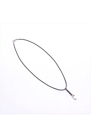 Hançer Figürlü Vinlex Deri Kolye