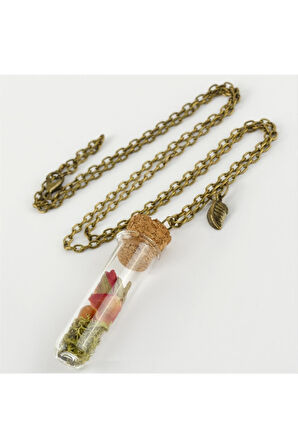 Mantar Tıpalı Canlı Kolye