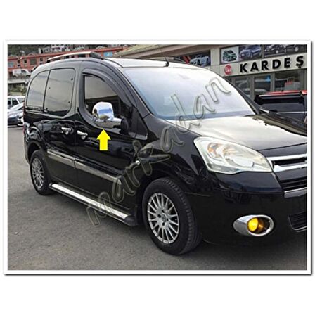 Markadan Citroen Berlingo Krom Ayna Kapağı 2008-2011 2 Parça Abs Krom