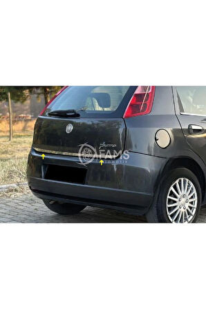 Fiat Grande Punto Krom Bagaj Alt Çıtası 2005 Üzeri Paslanmaz Çelik