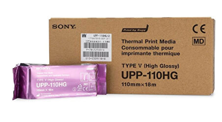 Sony Upp 110HG Print Media Ultrason Kağıdı - 3 Adet Rulo - Termal Baskı Kağıdı