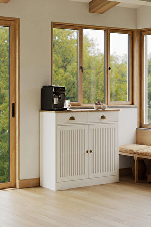 110 cm (iç genişlik) petek üstü kahve köşesi