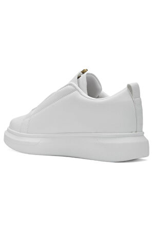 Günlük Erkek Casual Lastikli Kalın Yüksek Topuklu Desenli Taban Oval Burun Sneaker Spor Ayakkabı 111