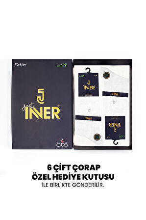 Just Inner Erkek Çorap 6'lı Yazlık (Bambu)