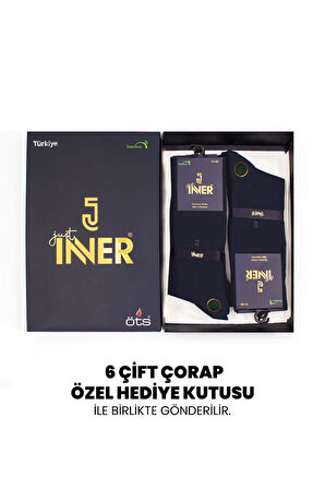 Just Inner Erkek Çorap 6'lı Yazlık (Bambu)