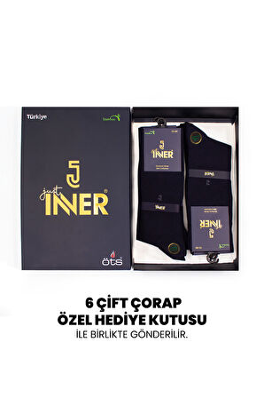 Just Inner Erkek Çorap 6'lı Yazlık (Bambu)