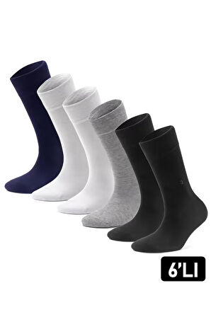 Just Inner Erkek Çorap 6'lı Yazlık (Bambu)