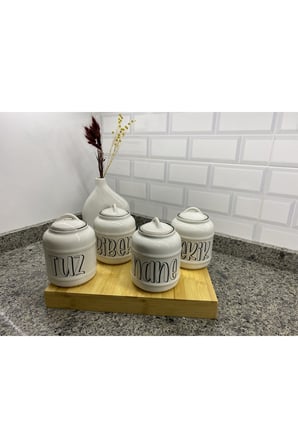 4’lü lüks Baharat Takımı tuz biber nane kekik