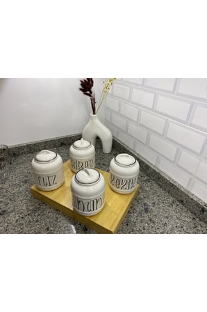 4’lü lüks Baharat Takımı tuz biber nane kekik