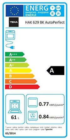 Teka Hak 629 Bk Turbo Buhar Destekli Ankastre Fırın Siyah