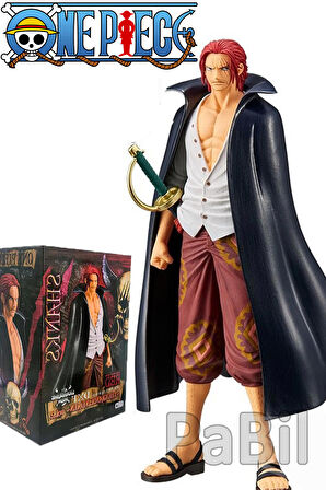 One Piece Anime Hediyelik Oyuncak Biblo Aksiyon Figür Kutulu 18 Cm - Shanks