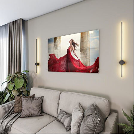 İnsan Cam Tablo - Güzel Kadınlar - Yatay Motif 03-005