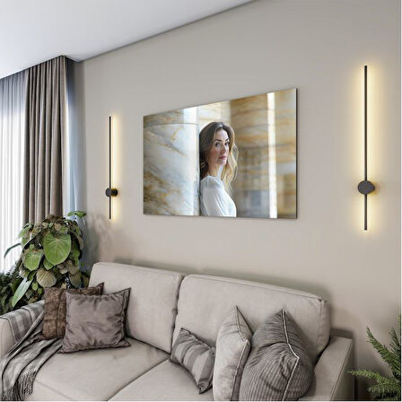 İnsan Cam Tablo - Güzel Kadınlar - Yatay Motif 03-025
