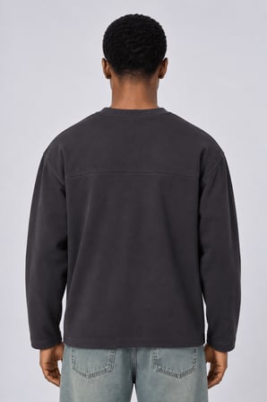 Erkek notbasicproject Oversize Long Sleeve Kahve