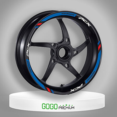 Gogo Jant Şeridi M Power Mavi Honda Pcx 125 150 2010-2021