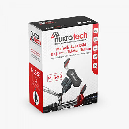 Nukrotech Mls-53 Telefon Tutucu (360 Derece Dönebilen Ayna Dibi Bağlantılı)