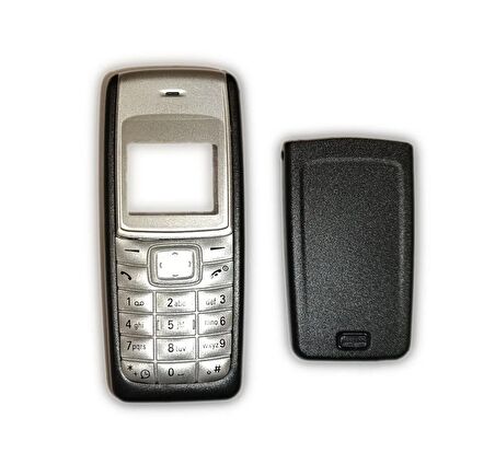 Nokia 1110 Kapak Nokia 1110 1112 110i uyumlu Siyah ön Kapak Arka Kapak Tuş Takımı