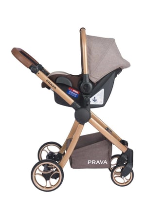 P14 Travel Sistem Bebek Arabası Kahve Gold