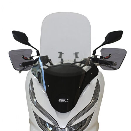 Gp Kompozit Siperlik Tur Camı Uzun Şeffaf Honda Pcx 125 150 2018 2020 65cm