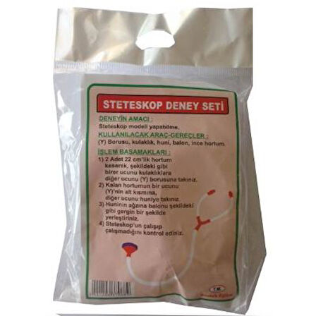 Steteskop Deney Seti 2 adet