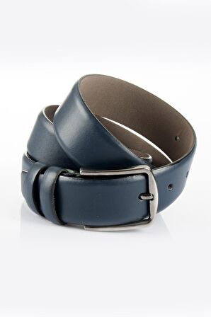 Erkek Lacivert Klasik Mat Kemer 1701350