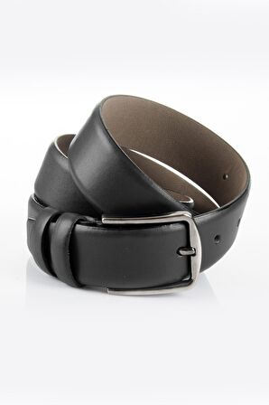 Erkek Siyah Klasik Mat Kemer 1701350