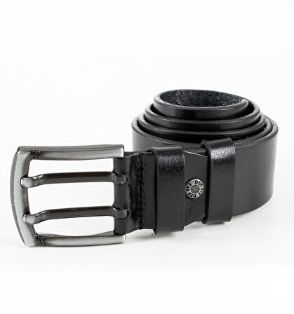 Erkek Siyah Çift Dilli Spor Kemer 1801295