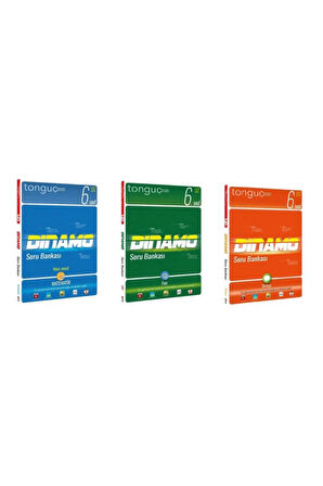 Tonguç 6. Sınıf Matematik Fen Türkçe Dinamo Soru Bankası Seti 3 Kitap