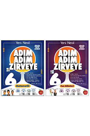 Newton 6. Sınıf Matematik+fen Bilimleri Adım Adım Zirveye Soru Bankası 2 Kitap