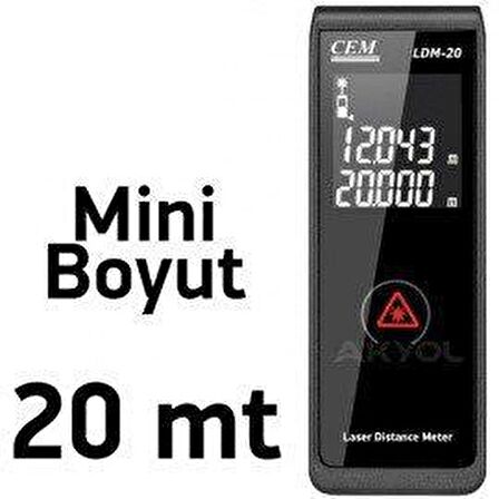 CEM LDM-20 Lazermetre (20 metre)