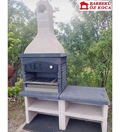 Fırınlı Masalı Mangal Barbekü 90 Lık Model