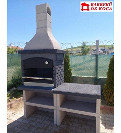 Fırınlı Masalı Mangal Barbekü 90 Lık Model