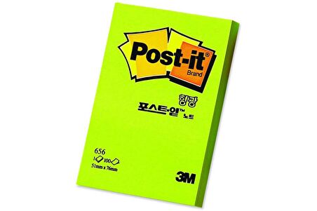Post-it Yapışkanlı Not K. Yeşil 51X76Mm (656)