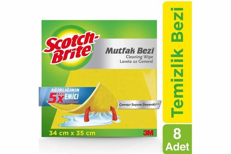 Scotch Brite Mutfak Bezi - 8'li