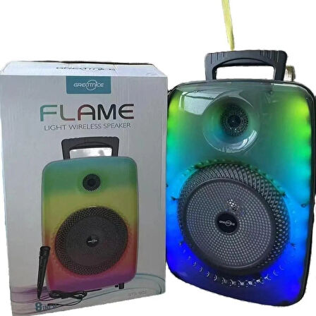  GTS kablosuz taşınabilir açık dj parti BT hoparlörler ile TWS & FM & USB 8 inç GTS-1802  