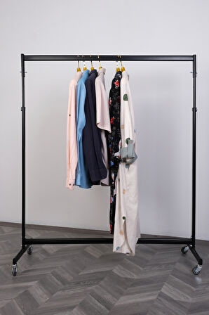 Tekli Ayarlı Lüks Askılık Boyalı Standı